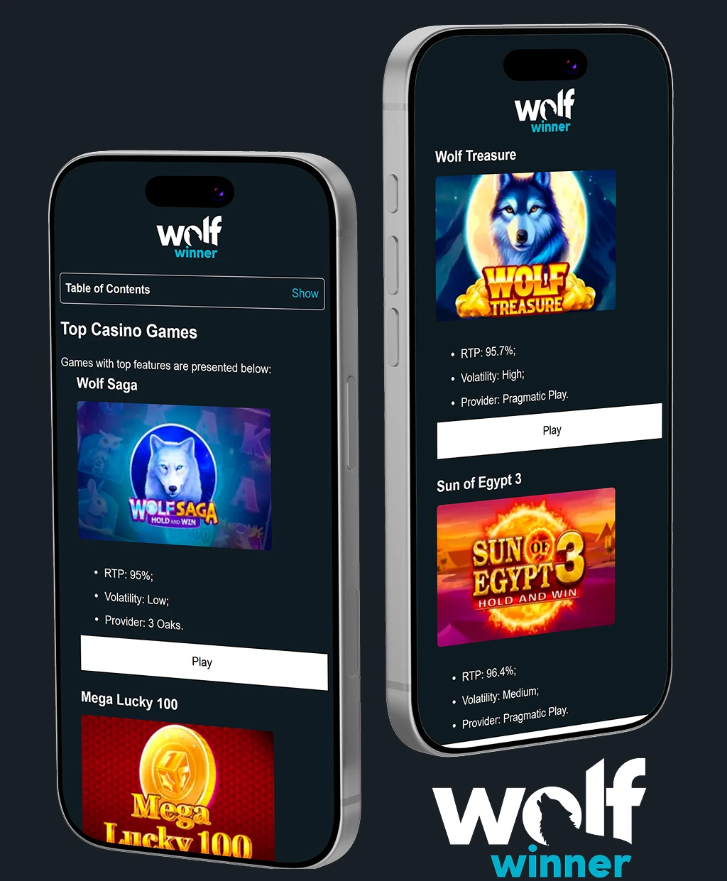 Wolf Winner apk Registration